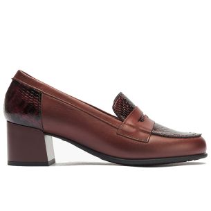 Pitillos - 11642 - BURDEOS - 11642 - BURDEOS - Mocasín combinado napa con serpiente charol Burdeos - 1