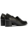 Pitillos - 11642 - NEGRO - 11642 - NEGRO - Mocasín combinado napa con serpiente charol Negro - 3