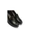 Pitillos - 11642 - NEGRO - 11642 - NEGRO - Mocasín combinado napa con serpiente charol Negro - 4