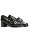 Pitillos - 11643 - NEGRO - 11643 - NEGRO - Mocasín serpiente charol con adorno Negro - 2