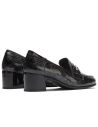 Pitillos - 11643 - NEGRO - 11643 - NEGRO - Mocasín serpiente charol con adorno Negro - 3