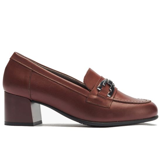 Pitillos - 11645 - BURDEOS - 11645 - BURDEOS - Mocasín piel napa con adorno Burdeos - 1