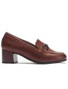 Pitillos - 11645 - BURDEOS - 11645 - BURDEOS - Mocasín piel napa con adorno Burdeos - 1