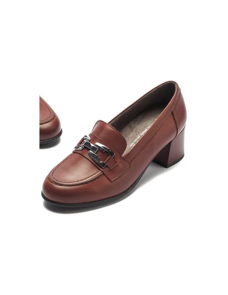 Pitillos - 11645 - BURDEOS - 11645 - BURDEOS - Mocasín piel napa con adorno Burdeos - 4