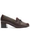Pitillos - 11645 - MARRON - 11645 - MARRON - Mocasín piel napa con adorno Marrón - 1