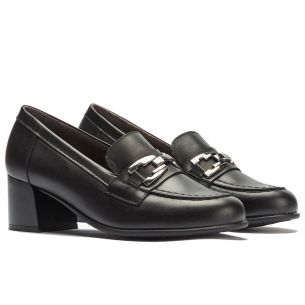 Pitillos - 11645 - NEGRO - 11645 - NEGRO - Mocasín piel napa con adorno Negro - 1 2