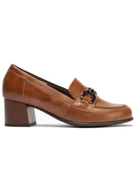 Pitillos - 11645 - CUERO - 11645 - CUERO - Mocasín piel napa con adorno Cuero - 1