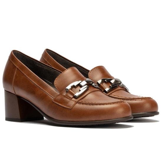Pitillos - 11645 - CUERO - 11645 - CUERO - Mocasín piel napa con adorno Cuero - 2
