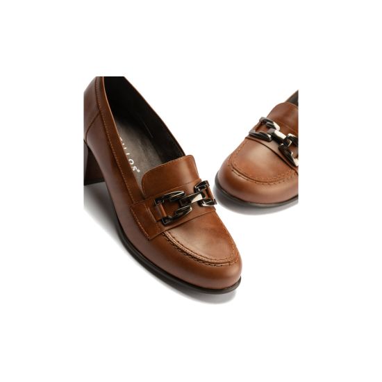 Pitillos - 11645 - CUERO - 11645 - CUERO - Mocasín piel napa con adorno Cuero - 5