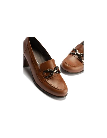 Pitillos - 11645 - CUERO - 11645 - CUERO - Mocasín piel napa con adorno Cuero - 5