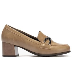 Pitillos - 11645 - TOPO - 11645 - TOPO - Mocasín piel napa con adorno Topo - 1