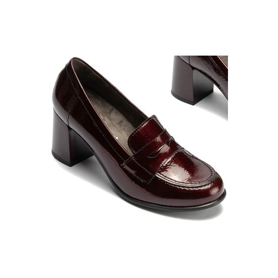 Pitillos - 11650 - BURDEOS - 11650 - BURDEOS - Mocasín antifaz en charol Burdeos - 4