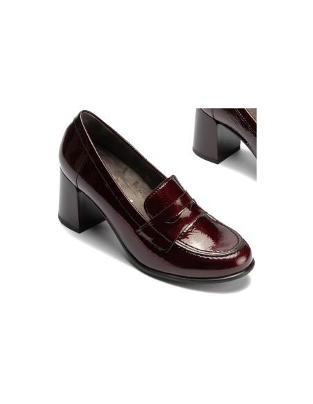 Pitillos - 11650 - BURDEOS - 11650 - BURDEOS - Mocasín antifaz en charol Burdeos - 4