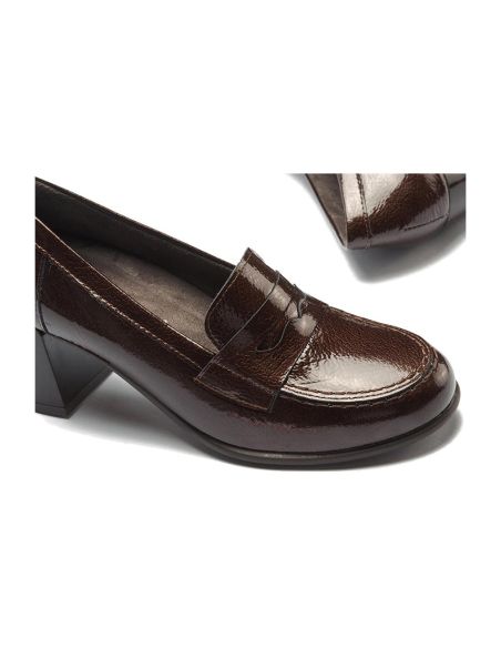 Pitillos - 11650 - MARRON - 11650 - MARRON - Mocasín antifaz en charol Marrón - 4