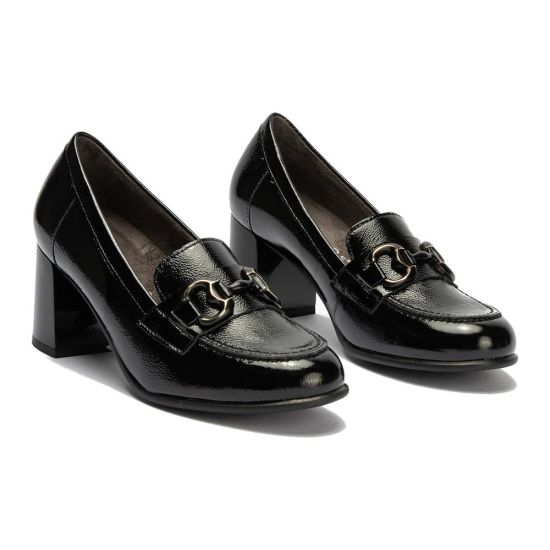 Pitillos - 11652 - NEGRO - 11652 - NEGRO - Mocasin charol con adorno Negro - 2