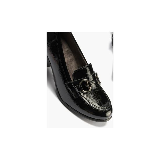 Pitillos - 11652 - NEGRO - 11652 - NEGRO - Mocasin charol con adorno Negro - 4