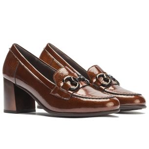 Pitillos - 11652 - CUERO - 11652 - CUERO - Mocasin charol con adorno Cuero - 1 2