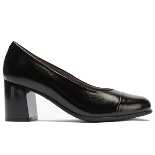 Pitillos - 11653 - NEGRO - 11653 - NEGRO - Salon combinado charol con puntera Negro - 1