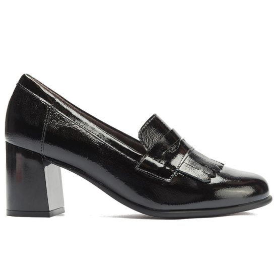 Pitillos - 11654 - NEGRO - 11654 - NEGRO - Mocasín antifaz flecos charol Negro - 1