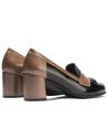 Pitillos - 11654 - NEGRO/TOPO - 11654 - NEGRO/TOPO - Mocasín antifaz flecos combinado charol bicolor Negro-Topo - 3