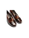 Pitillos - 11654 - MARRON/CUERO - 11654 - MARRON/CUERO - Mocasín antifaz flecos combinado charol bicolor Marrón-Cuero - 4