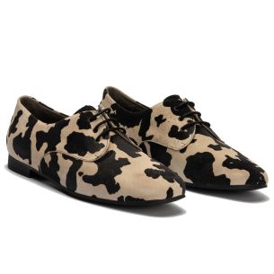 Pitillos - 11662 - BEIGE - 11662 - BEIGE - Blucher en animal print Beige - 1 2