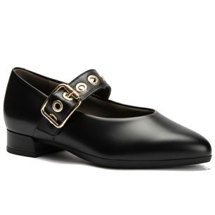 Pitillos - 11672 - NEGRO - 11672 - NEGRO - Mercedes en napa con maxi hebilla y ojetes Negro - 1