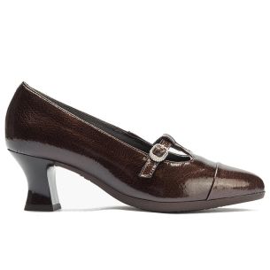 Pitillos - 11685 - MARRON - 11685 - MARRON - Gilda baja en charol Marrón - 1