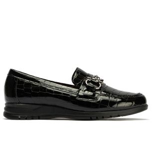 Pitillos - 20201 - NEGRO - 20201 - NEGRO - Mocasín en Coco con adorno de mujer color negro - 1