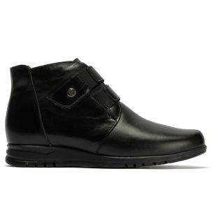 Pitillos - 20203 - NEGRO - 20203 - NEGRO - Botín Bajo con elásticos y velcro de mujer color negro - 1