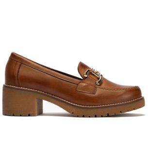 Pitillos - 20220 - CUERO - 20220 - CUERO - Mocasín en Napa con adorno de mujer color cuero - 1
