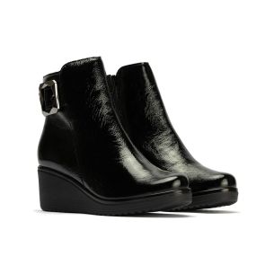 Pitillos - 20233 - NEGRO - 20233 - NEGRO - Botín en Charol con cremallera de mujer color negro - 1 2