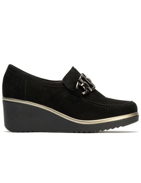Pitillos - 20236 - NEGRO - 20236 - NEGRO - Abotinado en Ante de mujer color negro - 1
