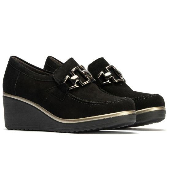 Pitillos - 20236 - NEGRO - 20236 - NEGRO - Abotinado en Ante de mujer color negro - 2