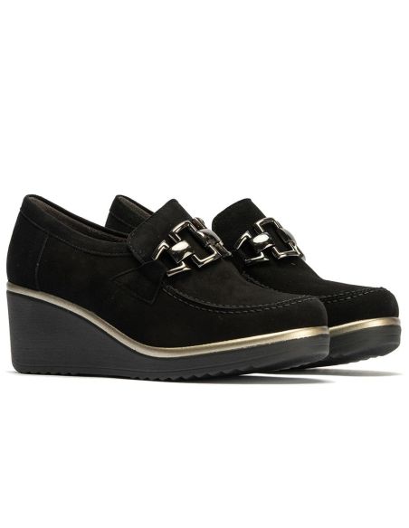 Pitillos - 20236 - NEGRO - 20236 - NEGRO - Abotinado en Ante de mujer color negro - 2