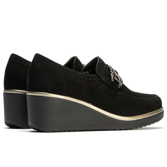 Pitillos - 20236 - NEGRO - 20236 - NEGRO - Abotinado en Ante de mujer color negro - 3