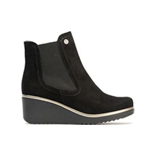 Pitillos - 20237 - NEGRO - 20237 - NEGRO - Botín Chelsey en Ante con elásticos de mujer color negro - 1