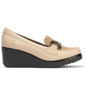 Pitillos - 20238 - PIEDRA - 20238 - PIEDRA - Mocasín Combinado con Ante de mujer color piedra - 1