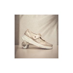 Pitillos - 20300 - ORO - 20300 - ORO - Zapato mercedes con velcro Oro - 1