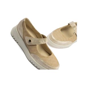 Pitillos - 20302 - ORO - 20302 - ORO - Zapato mercedes con velcro Oro - 1 2