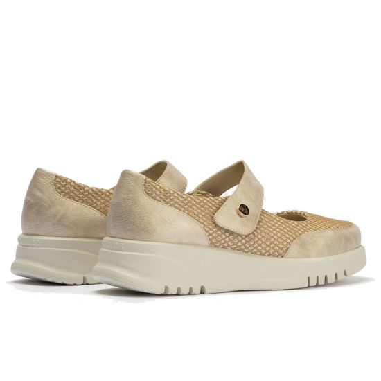 Pitillos - 20302 - ORO - 20302 - ORO - Zapato mercedes con velcro Oro - 5