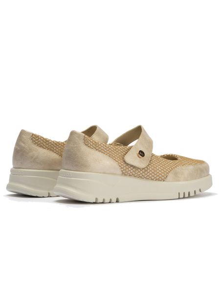 Pitillos - 20302 - ORO - 20302 - ORO - Zapato mercedes con velcro Oro - 5