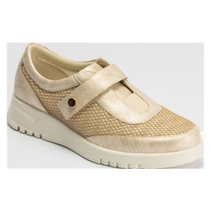 Pitillos - 20303 - ORO - 20303 - ORO - Zapato deportivo de mujer con velcro Oro - 1