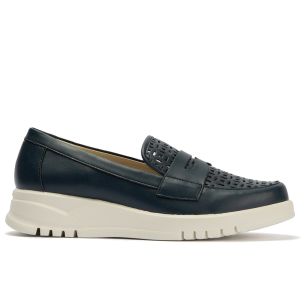 Pitillos - 20304 - MARINO - 20304 - MARINO - Mocasín con antifaz para mujer Blanco Marino - 1