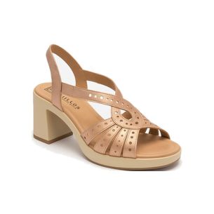 Pitillos - 20323 - NUDE - 20323 - NUDE - Zapato de salón con tacón plataforma y detalles metalizados Nude - 1