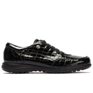 Pitillos - 20514 - NEGRO - 20514 - NEGRO - Deportivo en charol coco con cordones elásticos Negro - 1