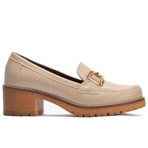 Pitillos - 20520 - TOPO - 20520 - TOPO - Mocasín en napa con grano con adorno Topo - 1