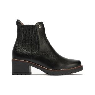 Pitillos - 20523 - NEGRO - 20523 - NEGRO - Botín chelsea en napa con grano con elástico fantasía y cremallera Negro - 1