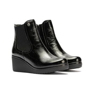 Pitillos - 20536 - NEGRO - 20536 - NEGRO - Botín chelsea en charol Negro - 1 2