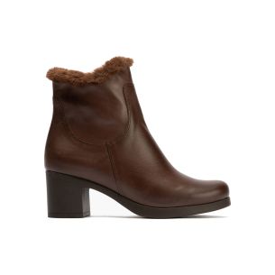 Pitillos - 30105 - MARRON - 30105 - MARRON - Botín con Pelo en napa de mujer color marron - 1